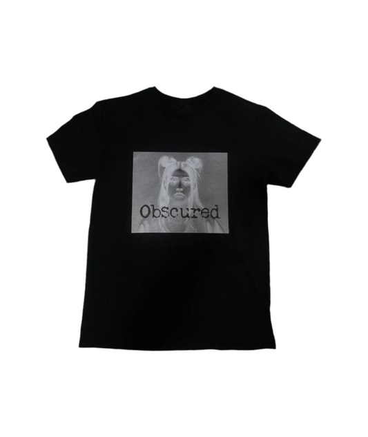 Obscured Logo Black Tee